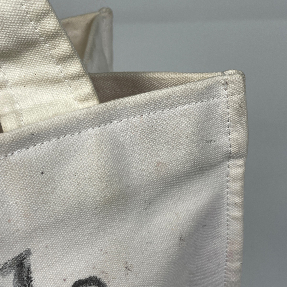Chanel Coco Mark Tote Bag Miami Cruise Line Canvas White Women's - Picture 4 of 7